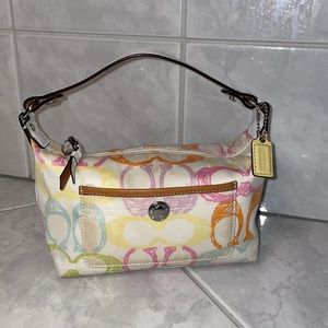 Small cream Coach handbag